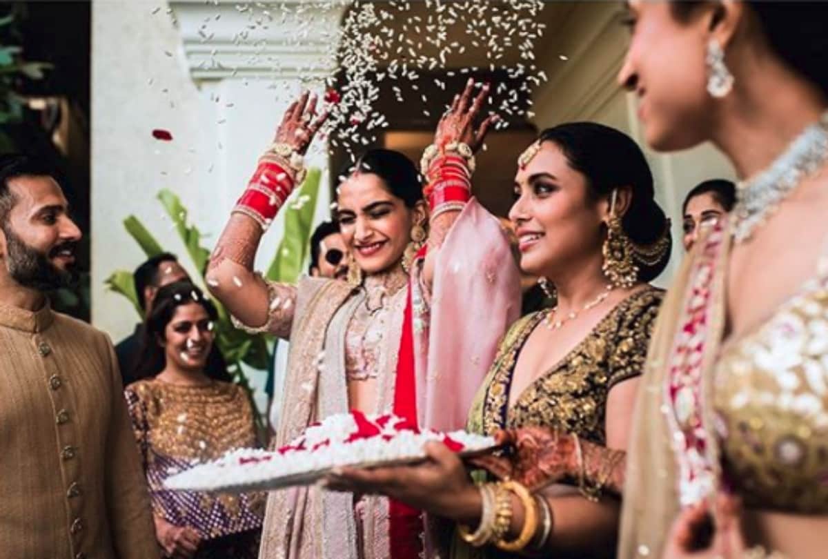 sonam kapoor shares a picture from cousin marriage from london