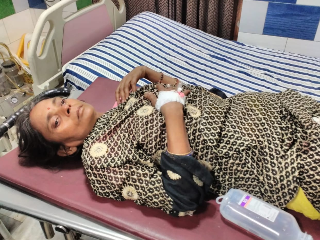 Woman injured shot by firing range in varanasi