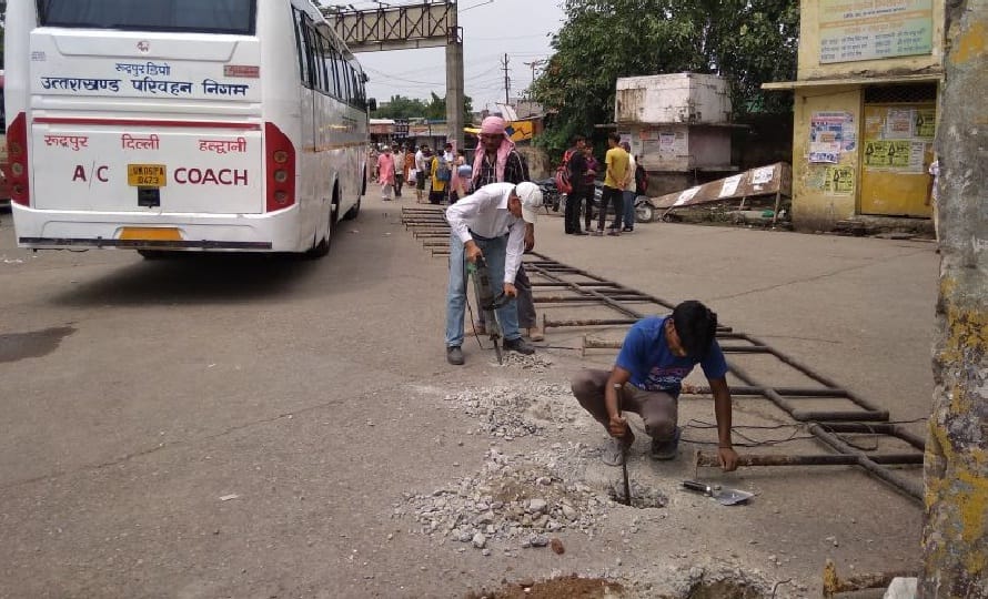ISBT construction started in Rudrapur(Udhamsingh nagar)