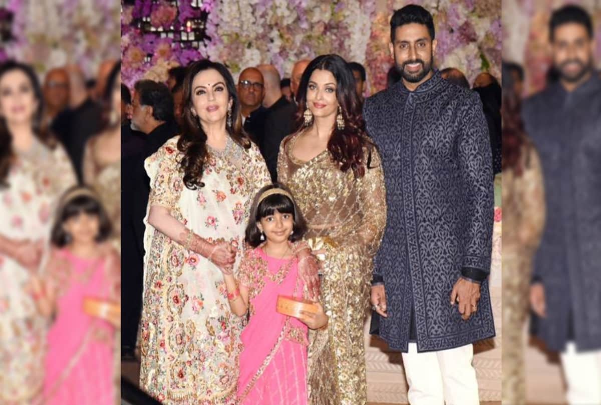Aishwarya Rai Bachchan shines in royal look at Akash Ambani Shloka Mehta engagement bash