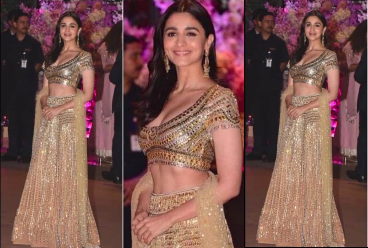 Aliya Bhatt talking about Priyanka Chopra's wedding dress