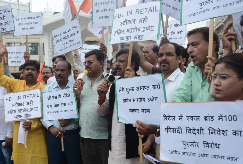 officers organises gst run and businessmen opposed gst.