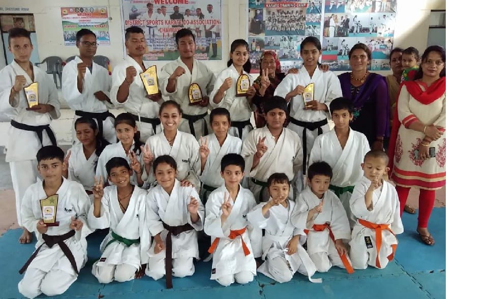 Students Sikhae the wrangles of karate
