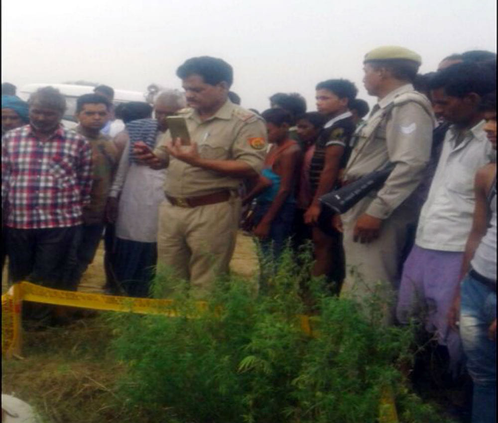 woman murdered after rape in kasganj