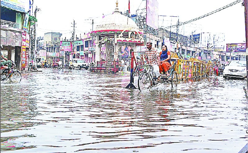 Rainfall in Muzaffarnagar on Sunday