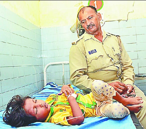 Two children unclaimed on the platform