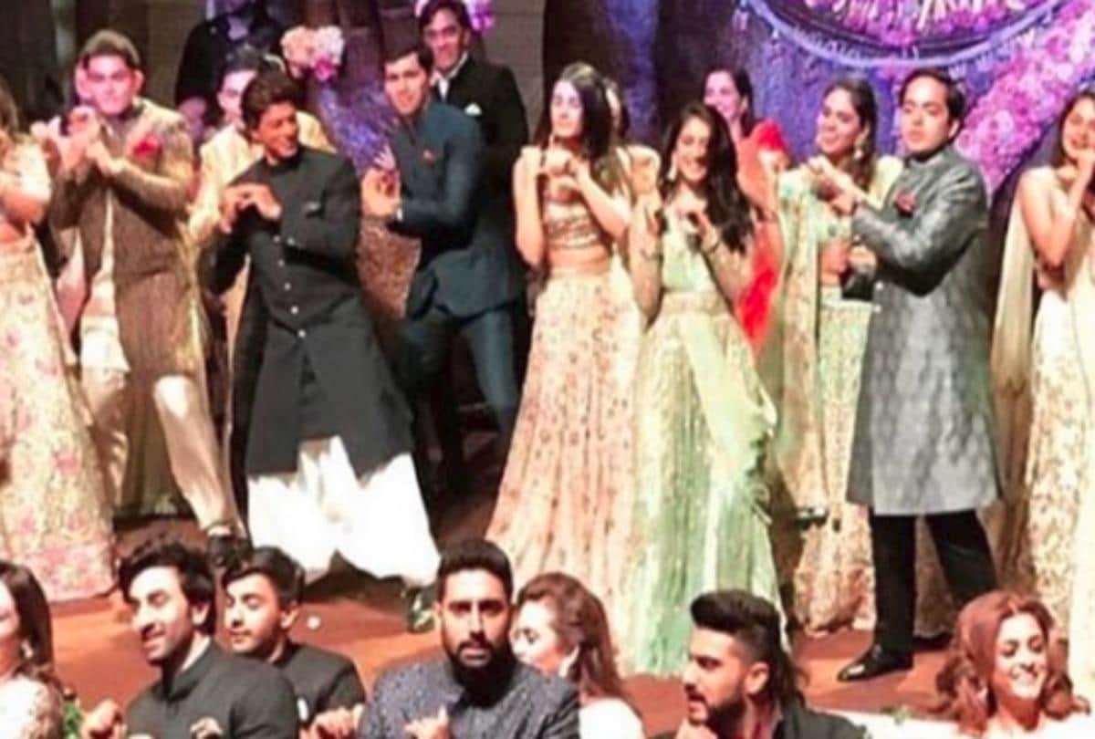 navya naveli dance at akash ambani engagement party video viral