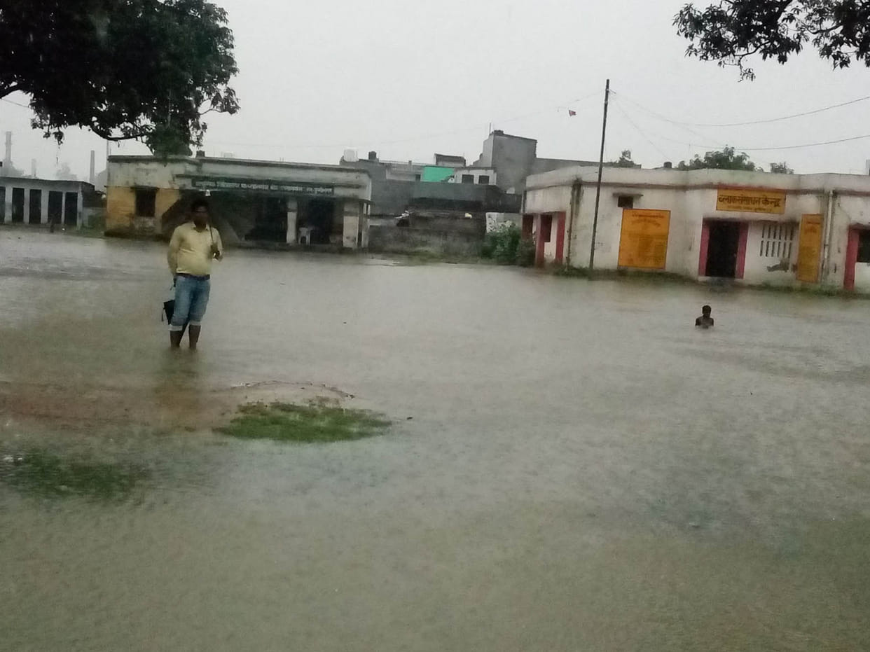 In the first rainy season, the pond became a paradigm school