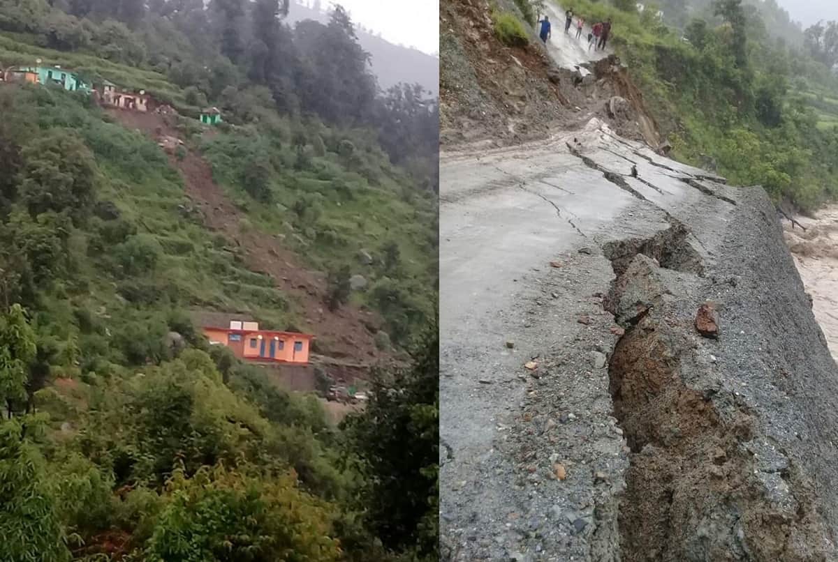 Danibagad Dam damaged in Pithoragarh by rain