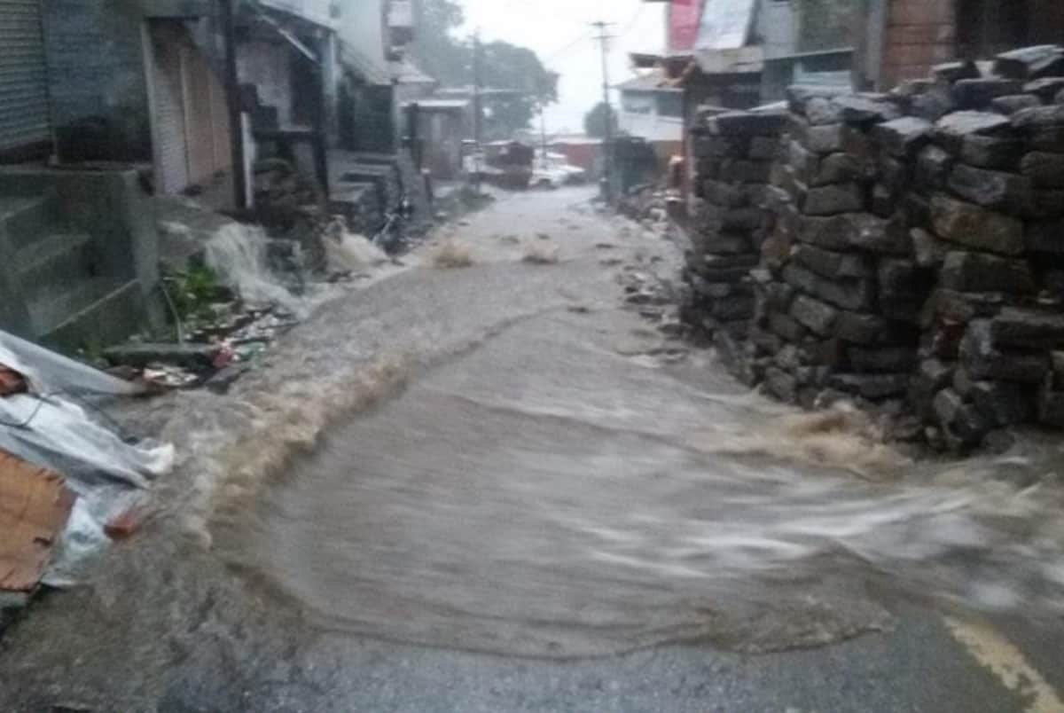 Danibagad Dam damaged in Pithoragarh by rain