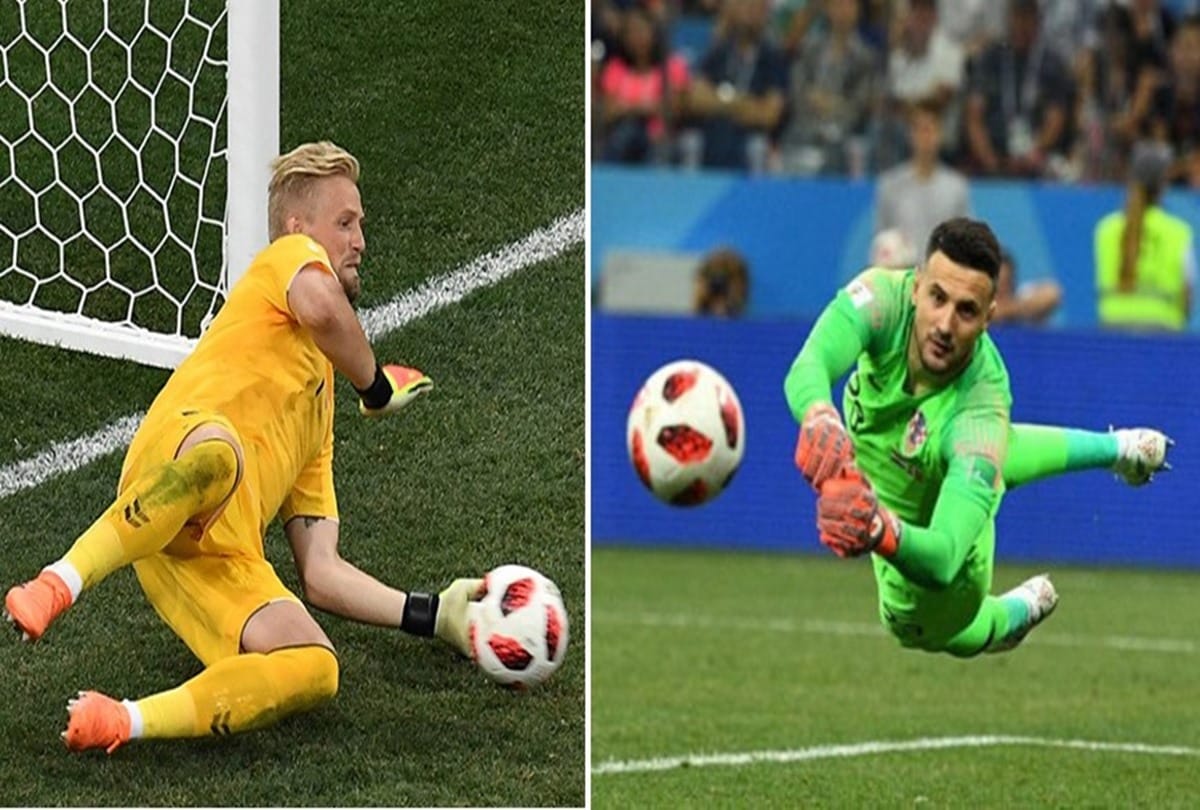 FIFA 2018: Danijel Subasic and Kasper Schmeichel put in goalkeeping masterclass in penalty shootout