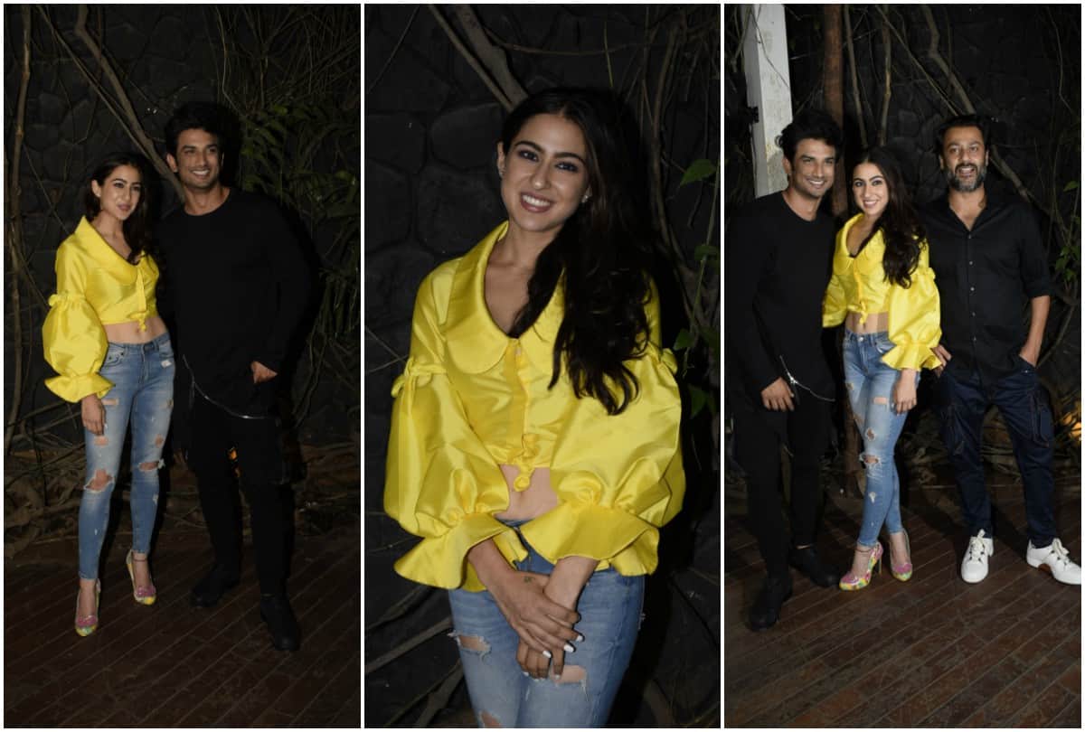 Sara Ali Khan and Sushant Singh Rajput film Kedarnath wrap up party see pics