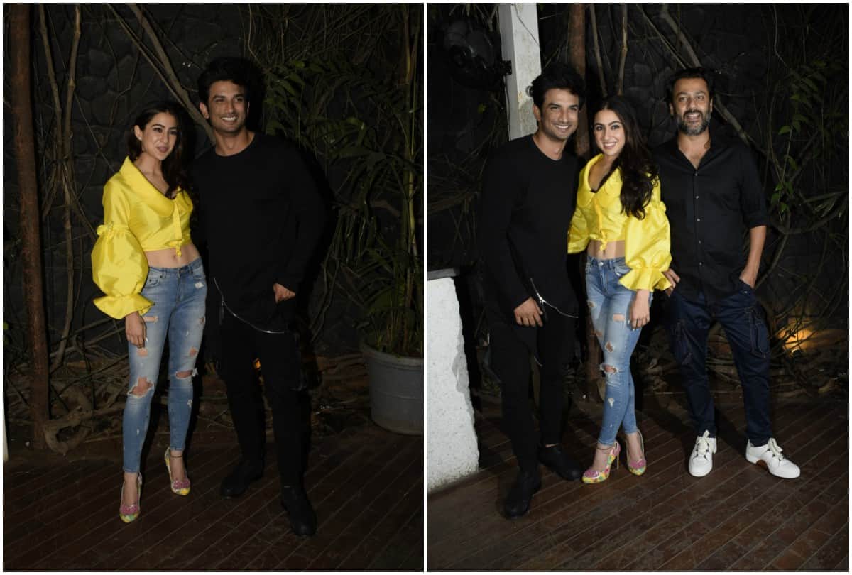 Sara Ali Khan and Sushant Singh Rajput film Kedarnath wrap up party see pics
