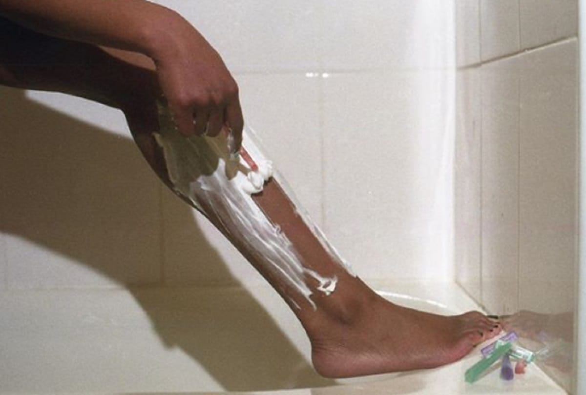 Never been a womens shaving add showing actual body hair in the past hundred years