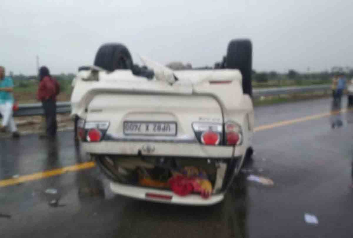 BJP MLA car accident in Kannauj