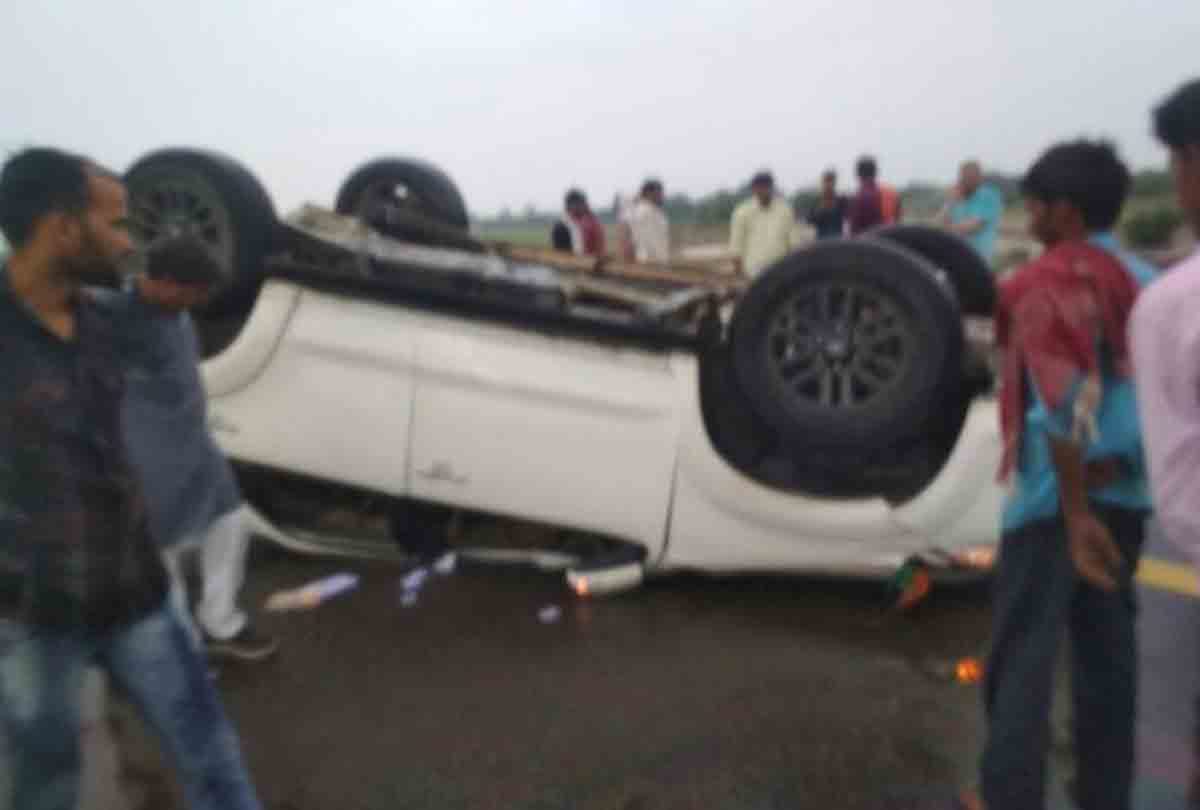 BJP MLA car accident in Kannauj