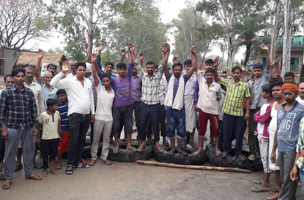 Child death in sonebhadra due to fallen in toilet tank