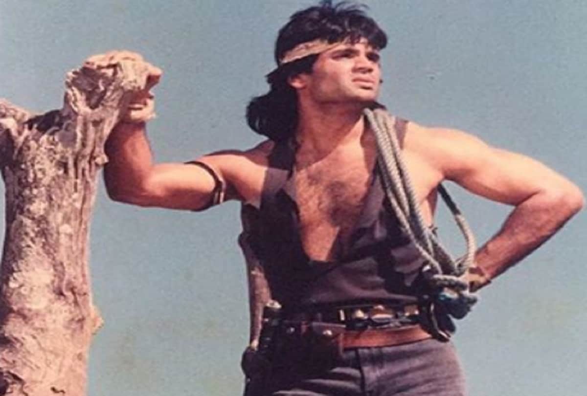 Suniel Shetty shares his first photoshoot
