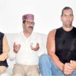 the great khali wrestling show in mandi on july four