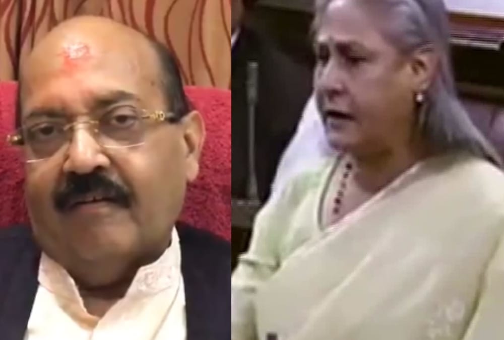 amar singh criticizes jaya bachchan's silence on mandsaur   rape case.