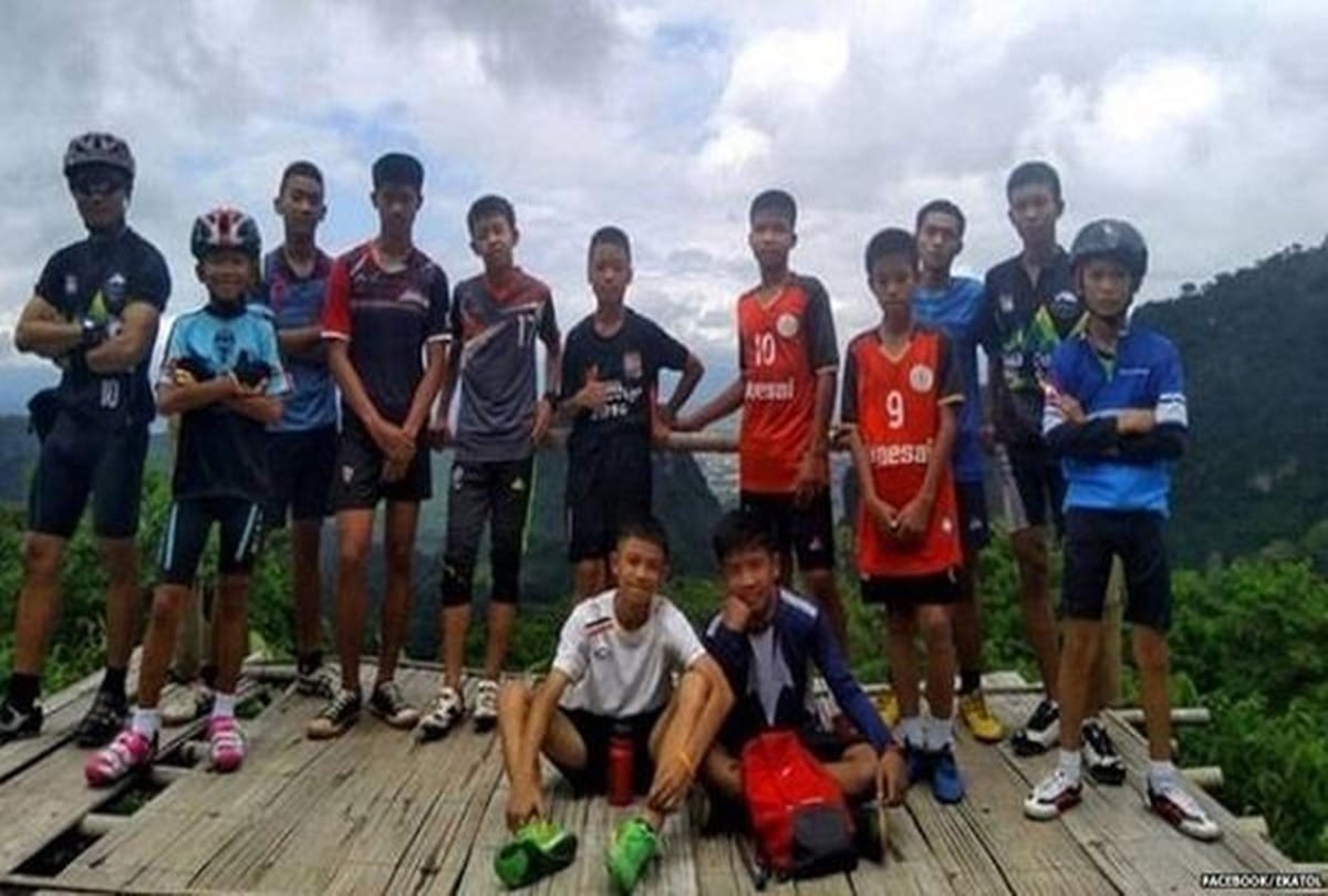 12 boys football team coach found alive in thailand cave after several days