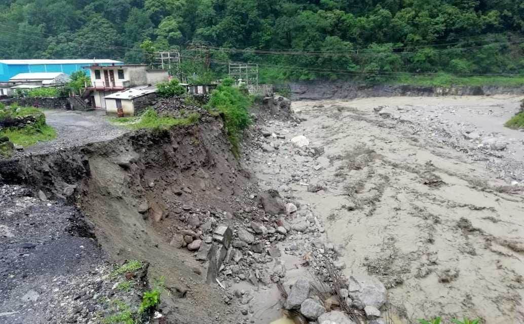 heavy rain destroyed uttarakhand munsyari like 2013 kedarnath disaster