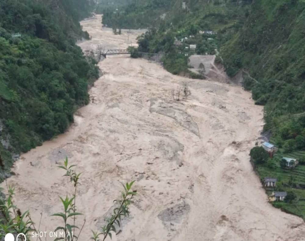 heavy rain destroyed uttarakhand munsyari like 2013 kedarnath disaster
