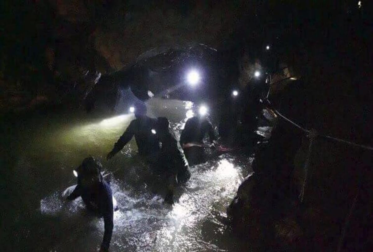 12 boys football team coach found alive in thailand cave after several days