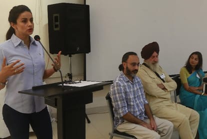 Gul Panag made awareness of organic farming