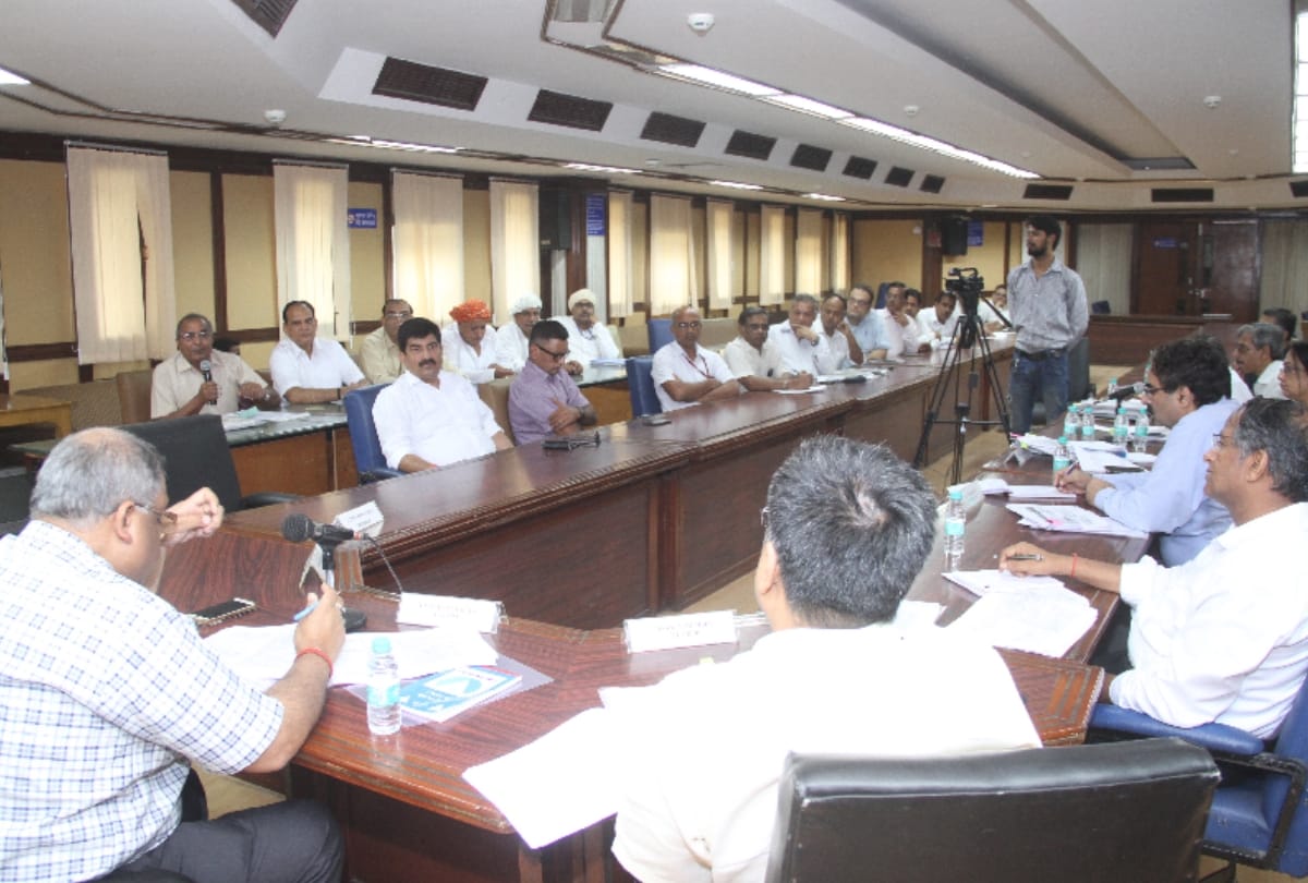 in land pooling policy public hearing farmers anger burst, returned back