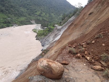 cloudburst in pithoragarh kuti village
