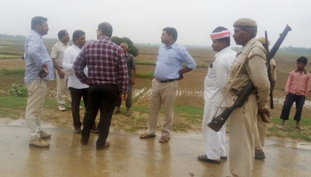 Officers inspected flood check posts
