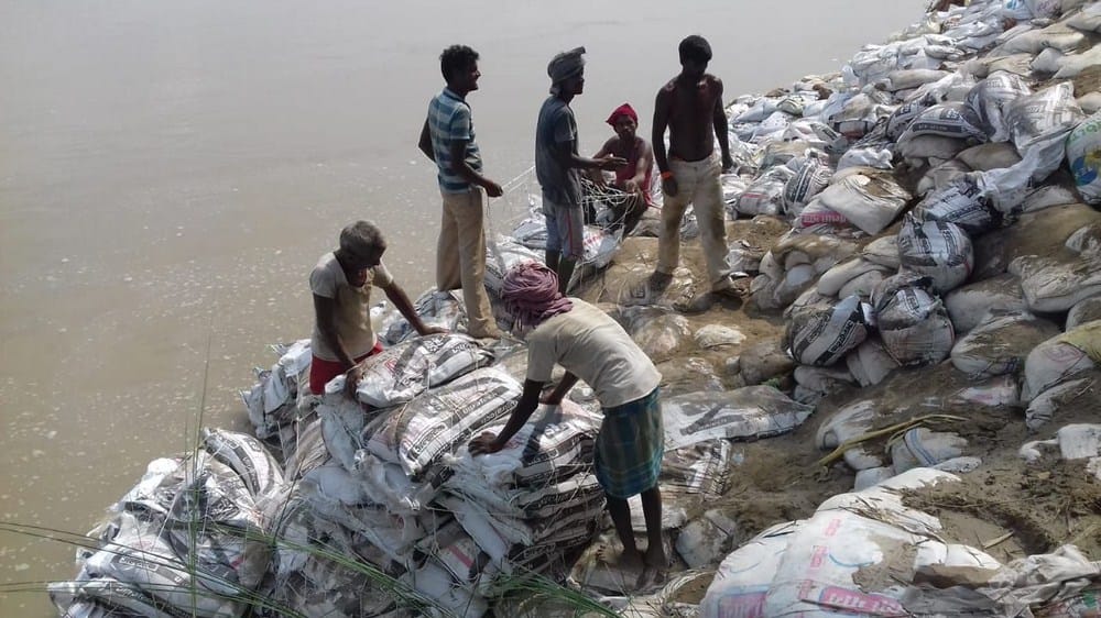 rapairing of dam