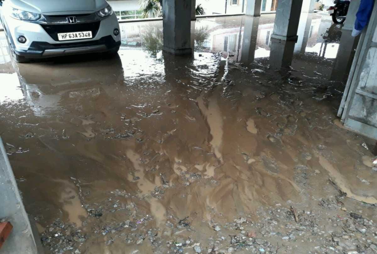 large scale loss due to heavy rainfall in shimla city of himachal 