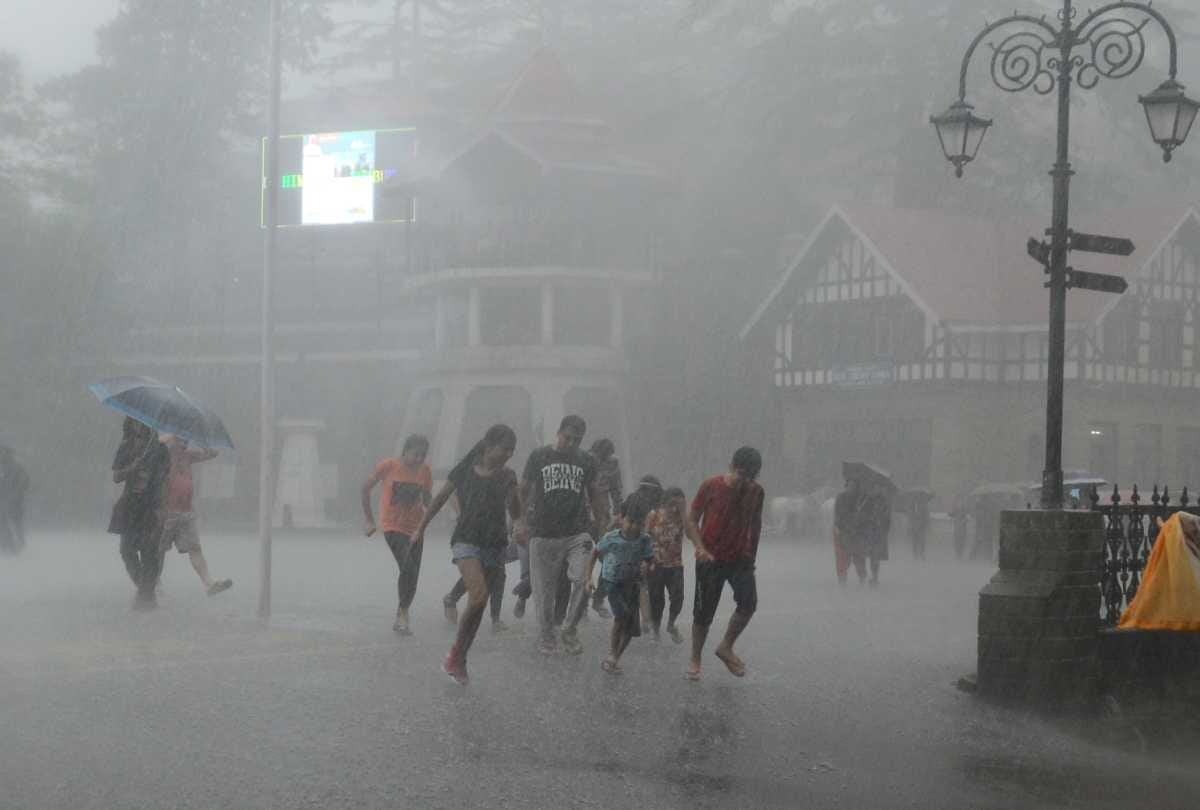 heavy rainfall broke 13 years record in shimla in monsoon season himachal