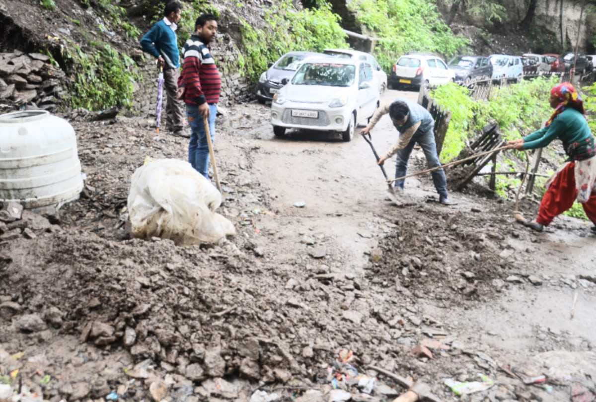  large scale loss in capital shimla due to heavy rainfall