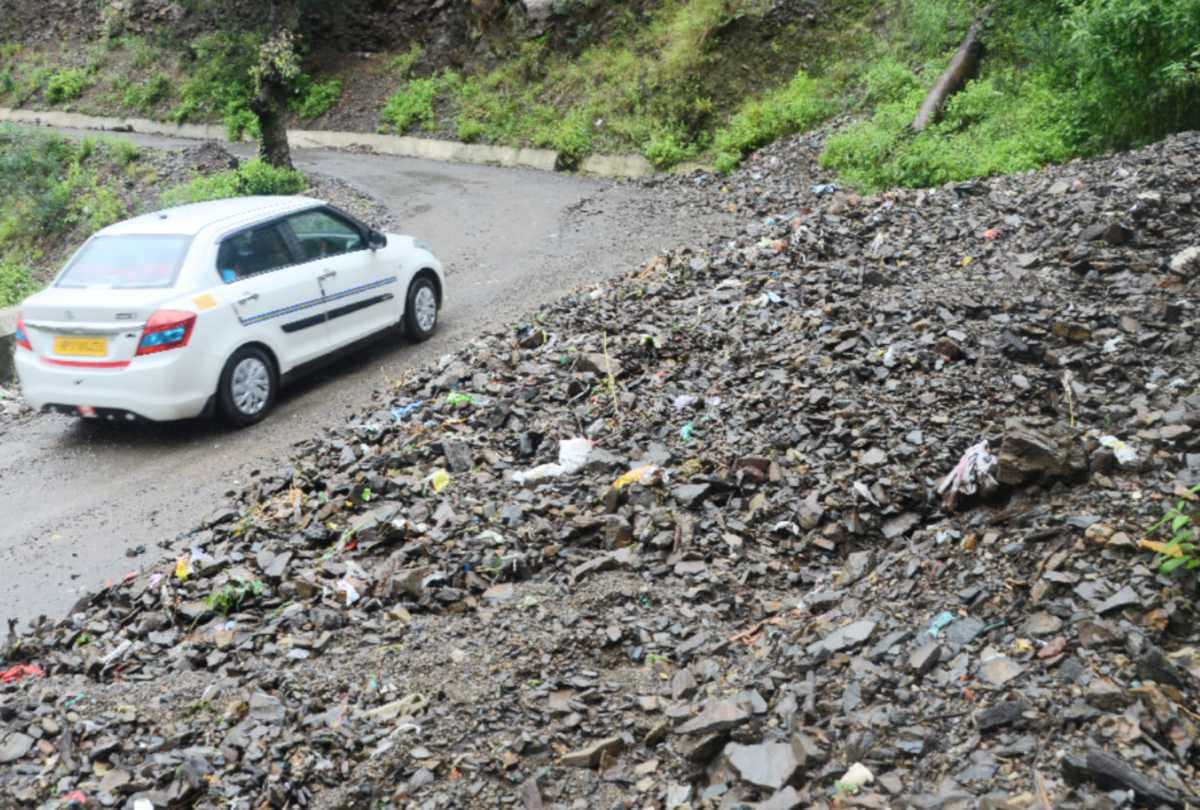  large scale loss in capital shimla due to heavy rainfall