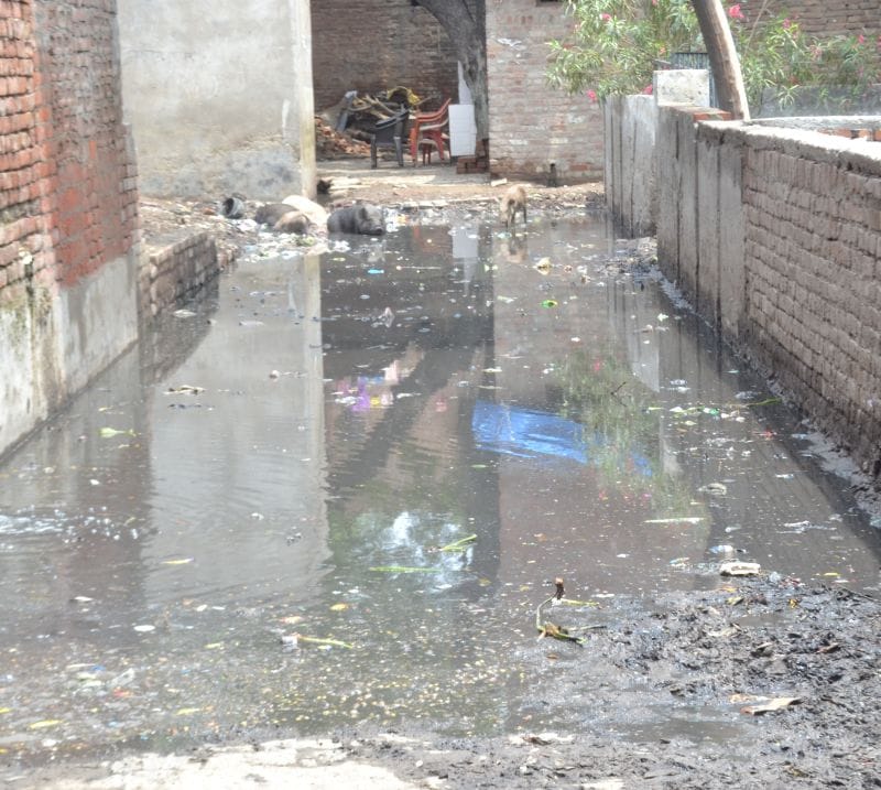 बारिश के पानी से मुश्किल में जिंदगानी