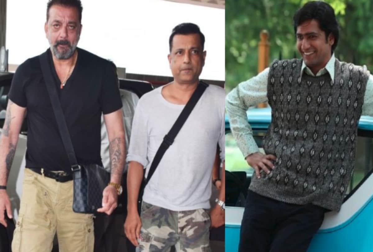 Sanju film Sanjay Dutt and his best friend Paresh Gehlani spotted at the Mumbai airport 
