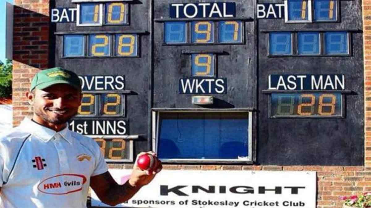 srikanth wagh takes ten wicket in an innings
