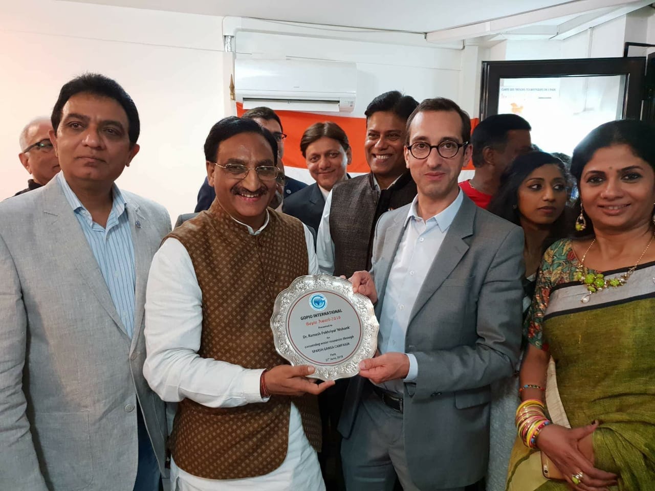 Ramesh Pokhriyal Nishank honored for contribution in field of environment protection