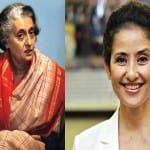 मनीषा कोइराला और इंदिरा गांधी