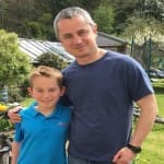 Timothy Baker and his father Tom from Norton
