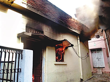 The fire in the sports warehouse, loss of 10 million