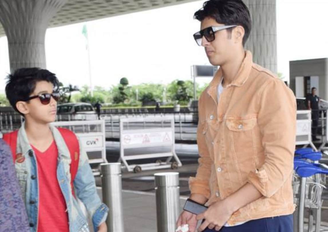 race 3 bobby deol spotted with son and wife at mumbai airport