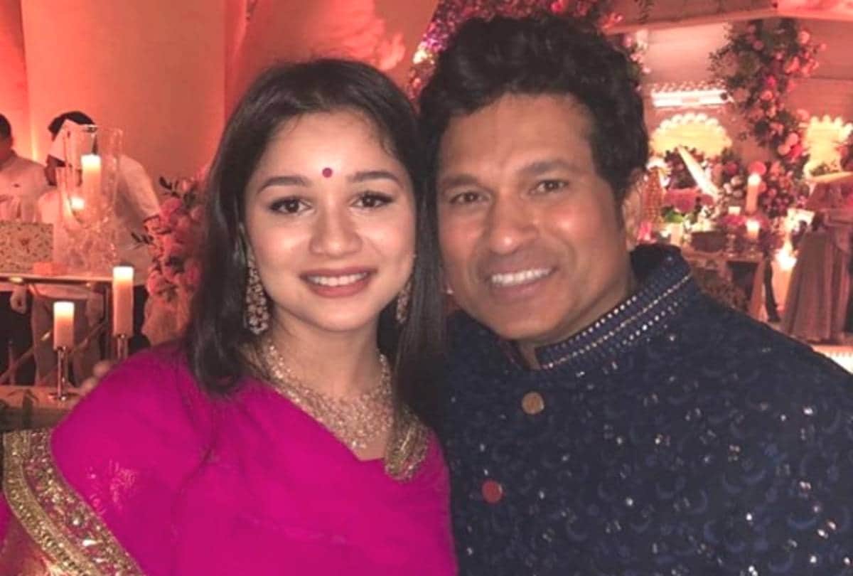 sachin tendulkar daughter sara dance video viral at ambani party