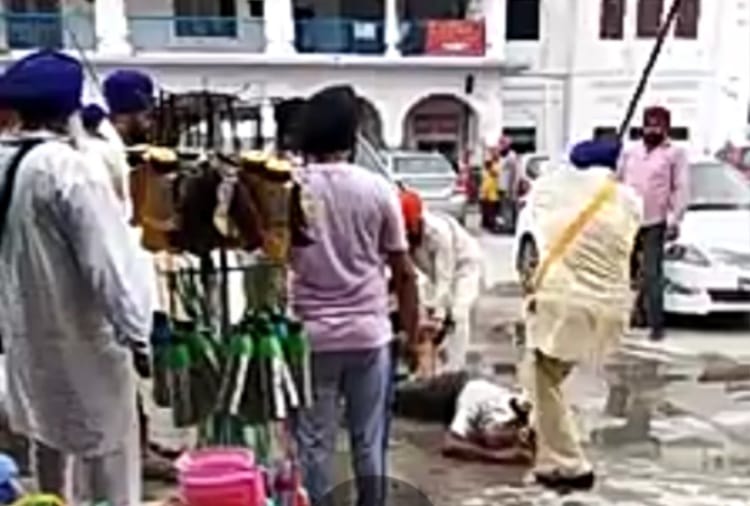  60-year-old elderly brutally beaten for allegations of religious symbols