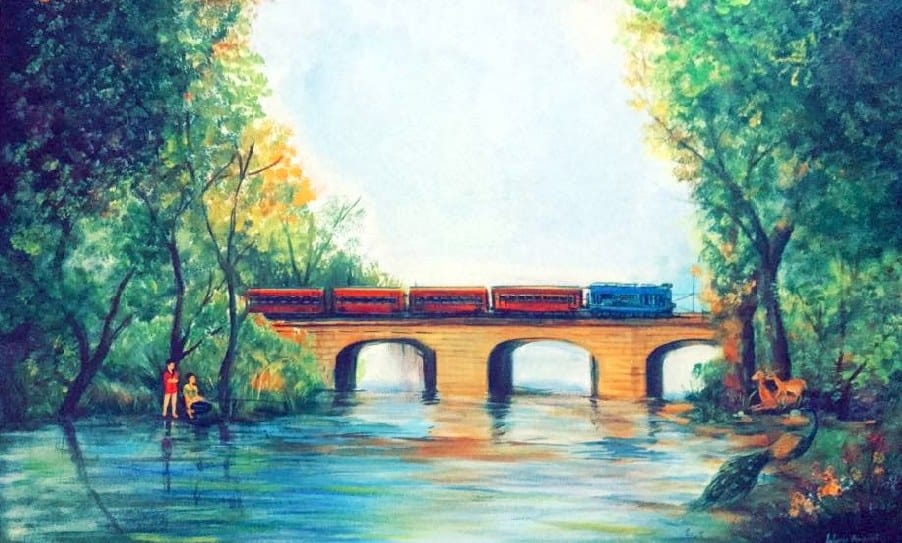 Waris get Golden artist award in  Painting