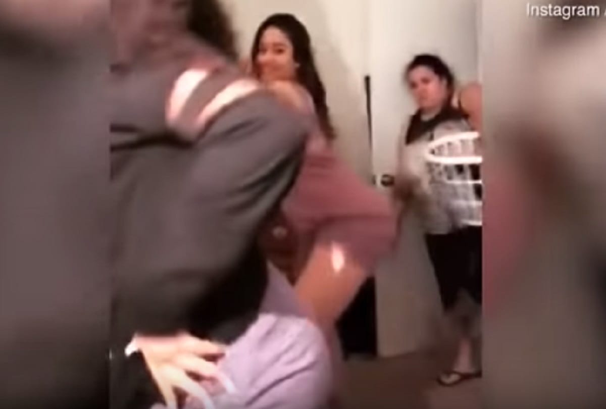 girls dancing in camera mother scolded with slippers video goes viral