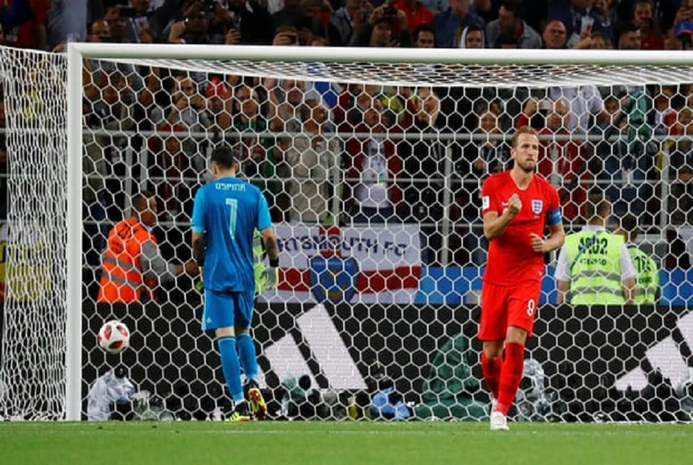 england captain harry kane create record and beat Colombia by 4-3 in penalty shootout
